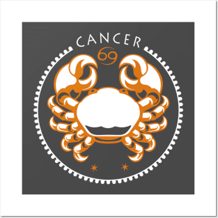 Cancer zodiac sign Posters and Art